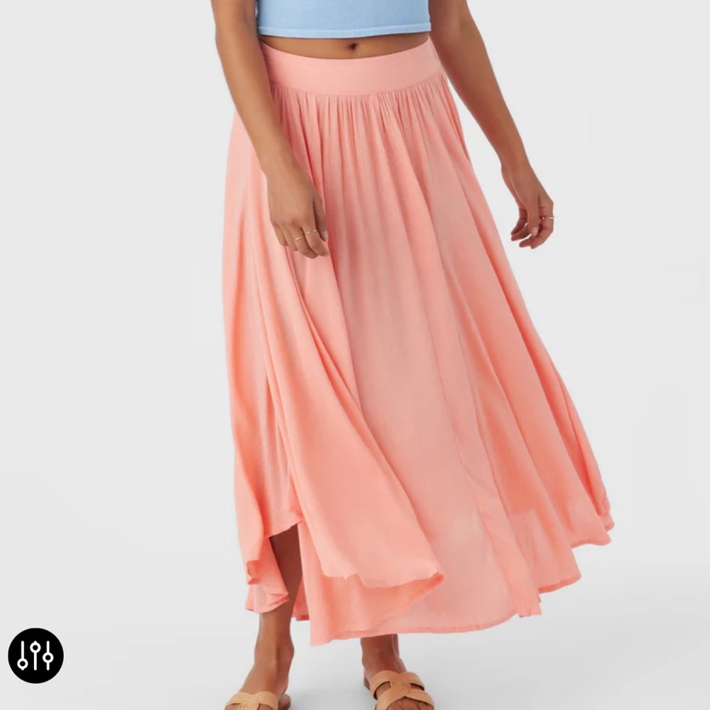 NWT O’Neill Marnie Solid Midi Skirt